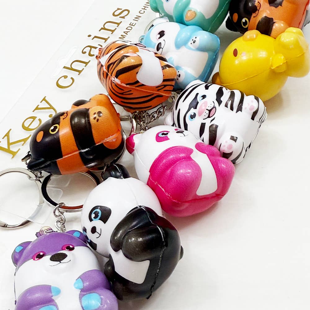 Squishy Animal Keychain