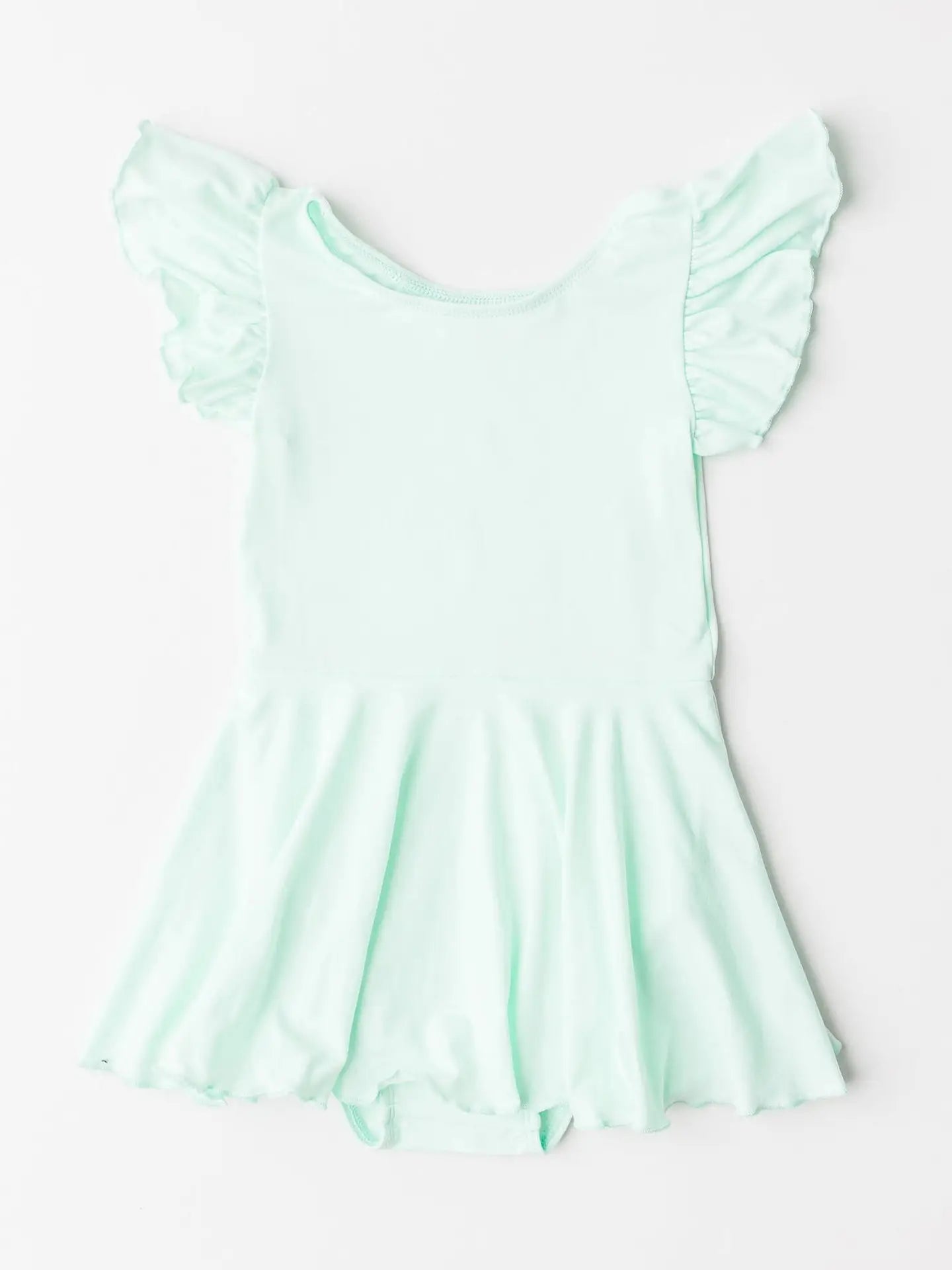 Pastel Green S/S Twirl Leotard