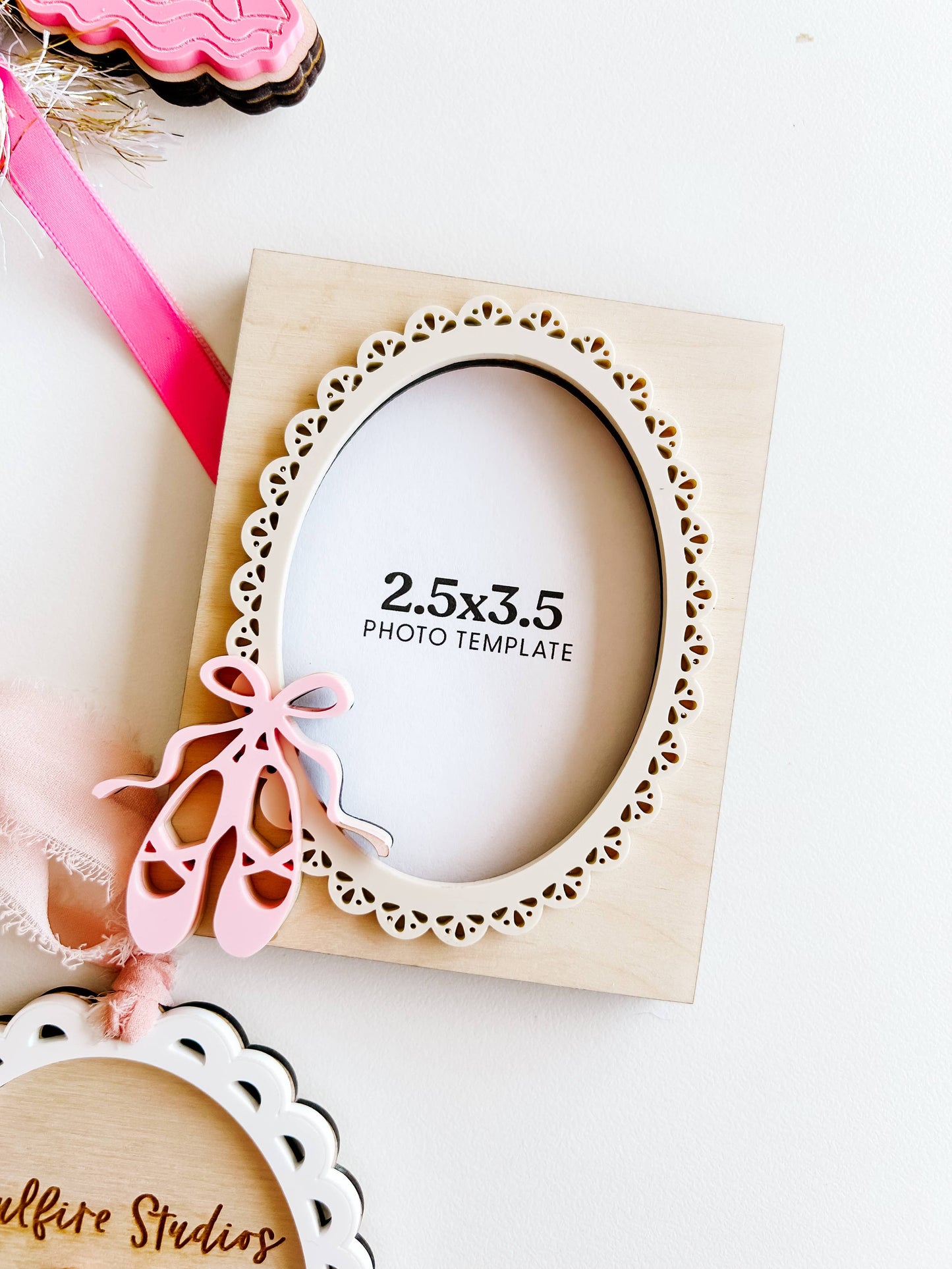 Lace Ballet Photo Magnet