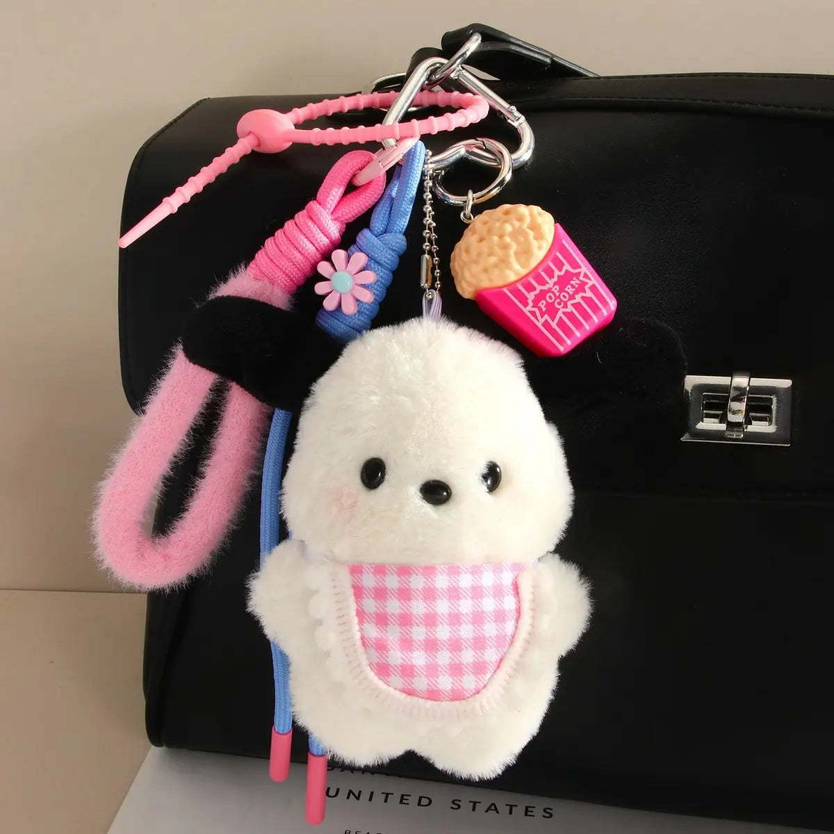 Plush Dog Bag Charm