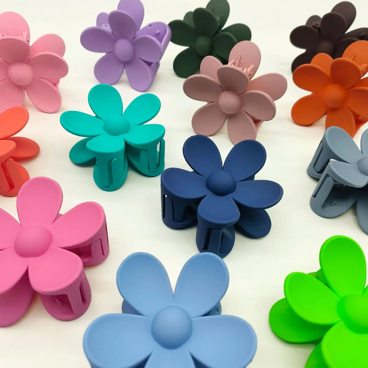 Floral Hair Claw Clip - 2.75"