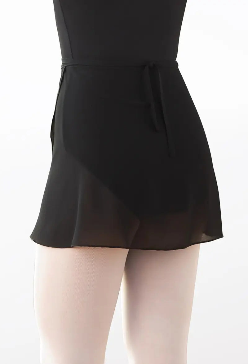 Georgette Tie Waist Wrap Skirt