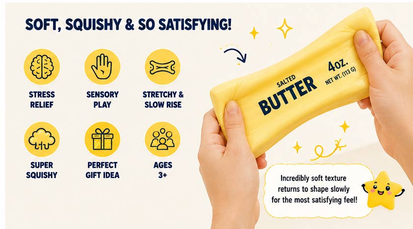 Butter Squish Stress Relief Toy