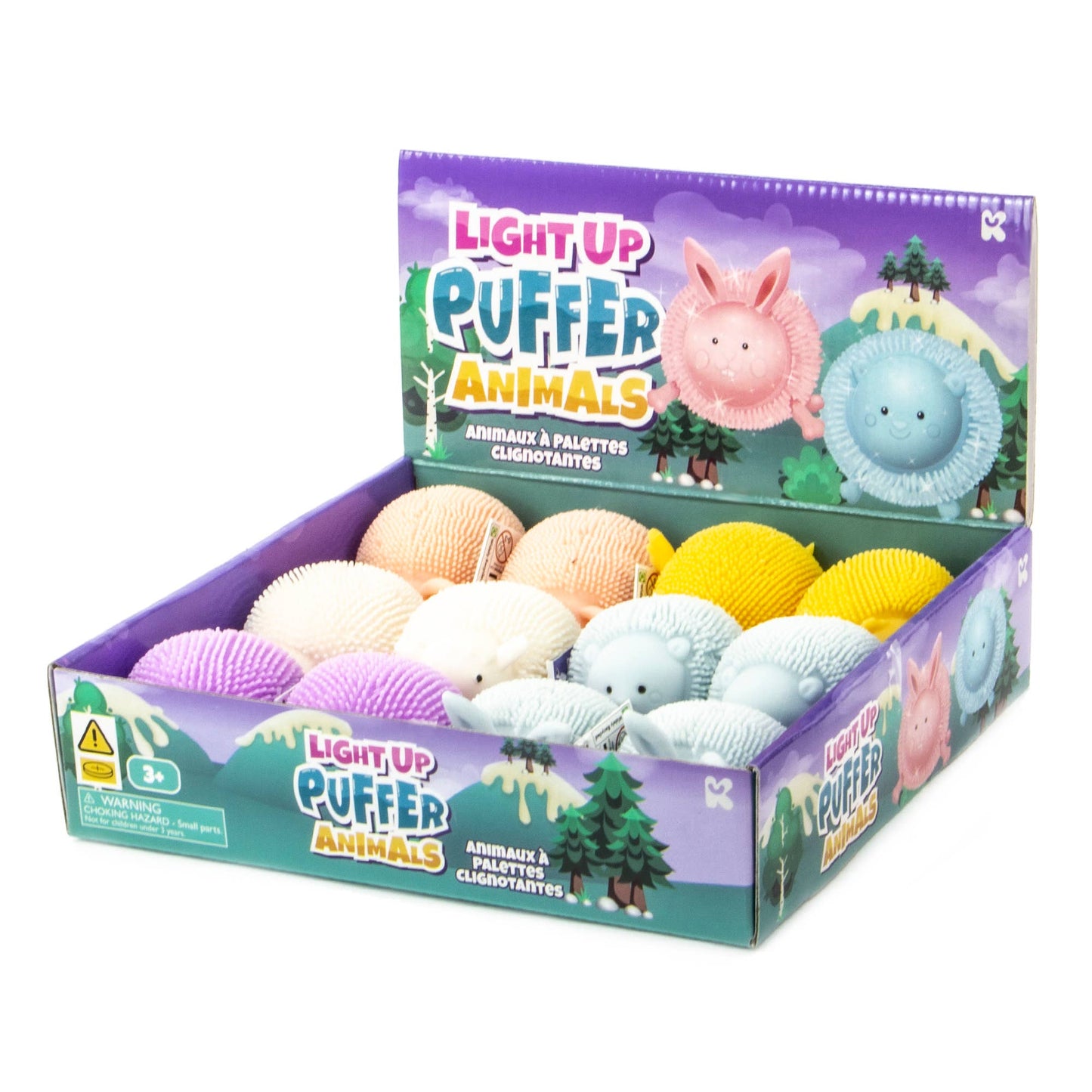 Keycraft Light Up Puffer Animals Sensory Toy