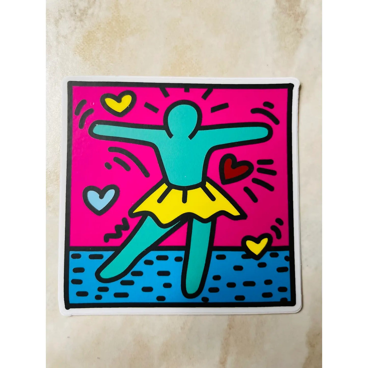 Vibrant Dancer Sticker