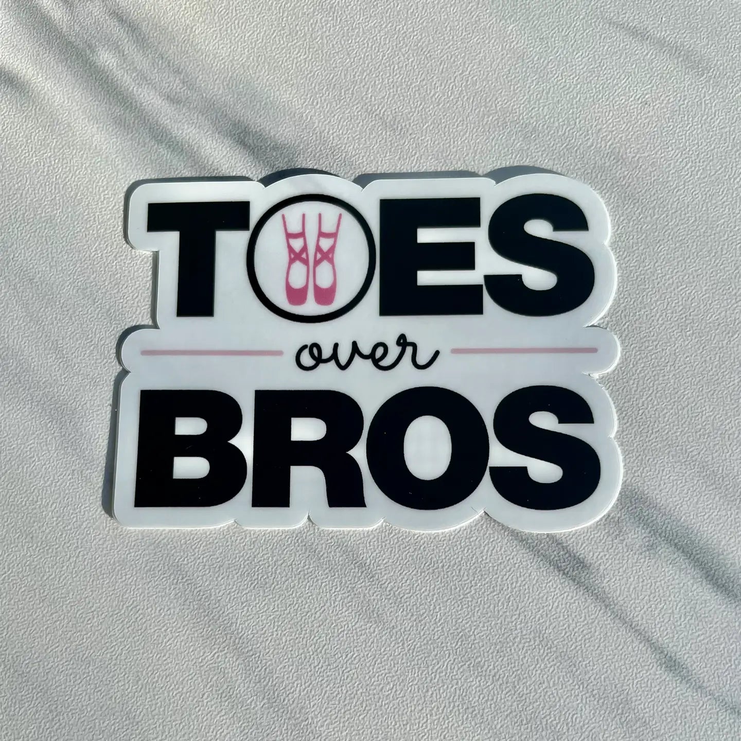 Toes Over Bros Dance Sticker