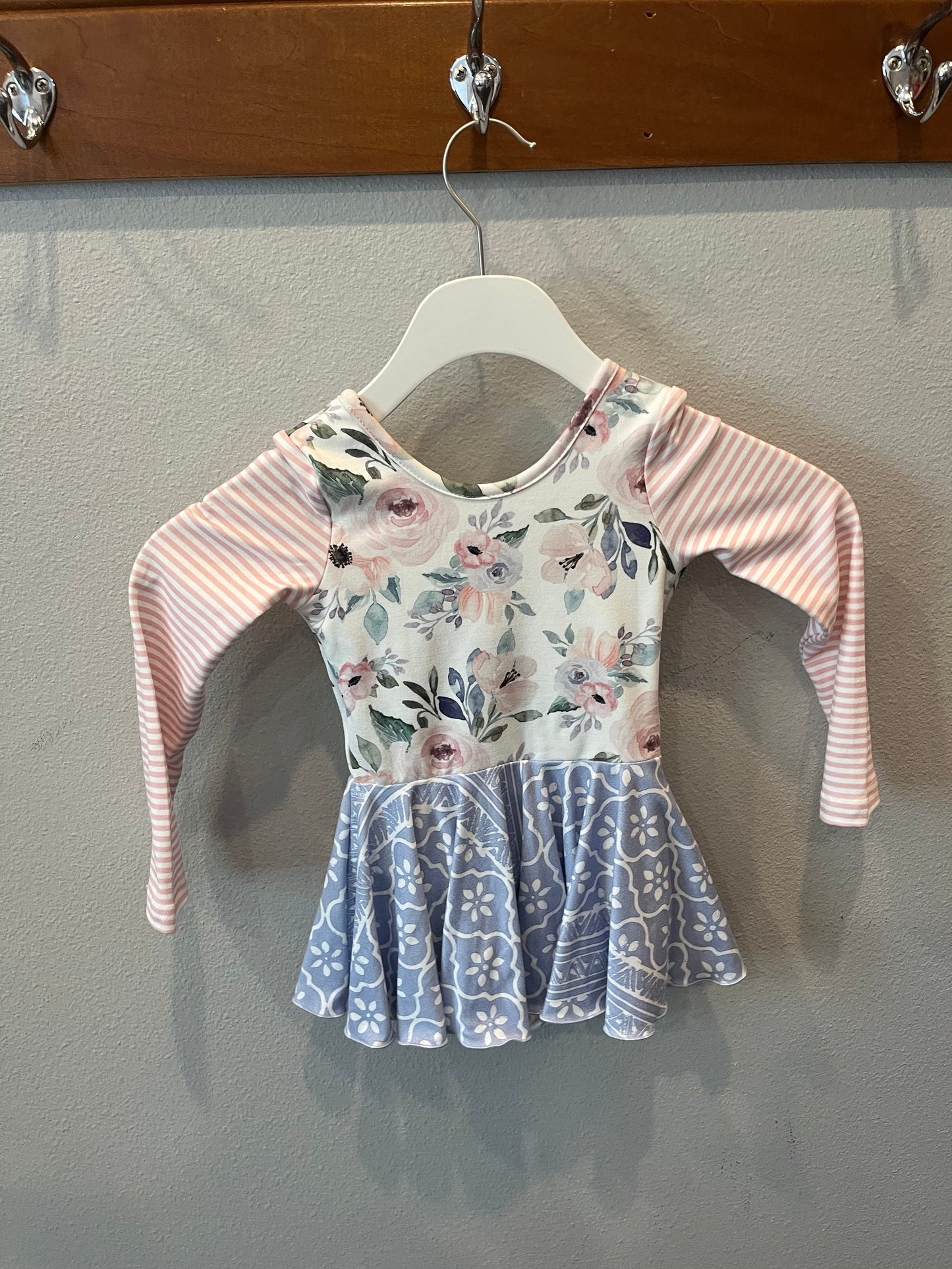 Leotards- Floral Skirt Leotard