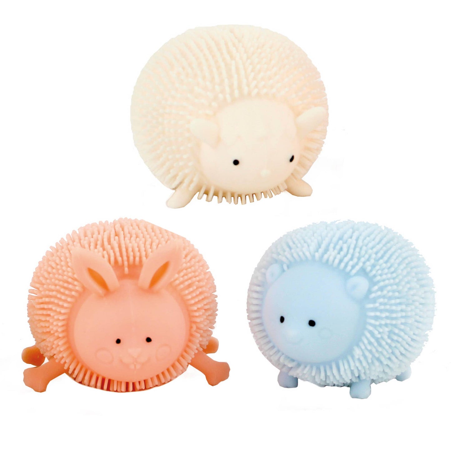 Keycraft Light Up Puffer Animals Sensory Toy