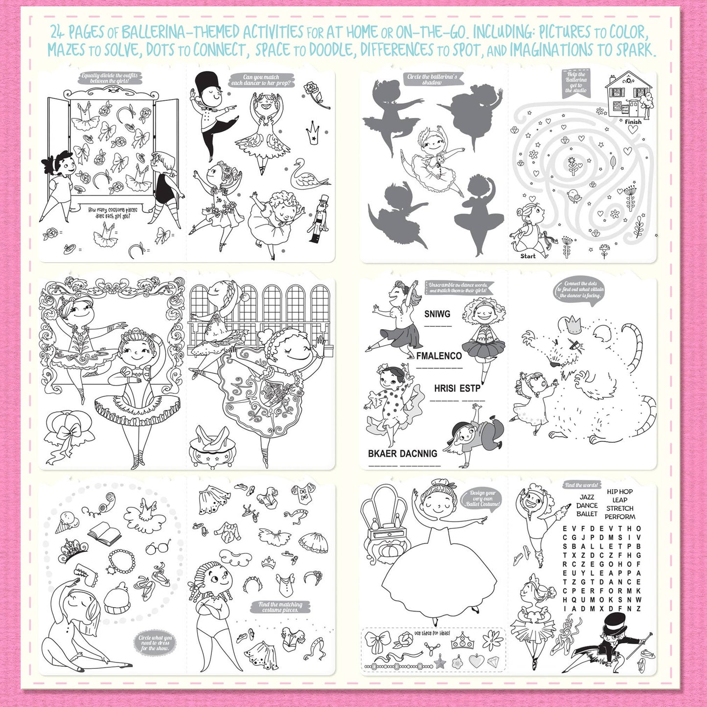 Ballet Activity Gift Pack for Kids | Christmas