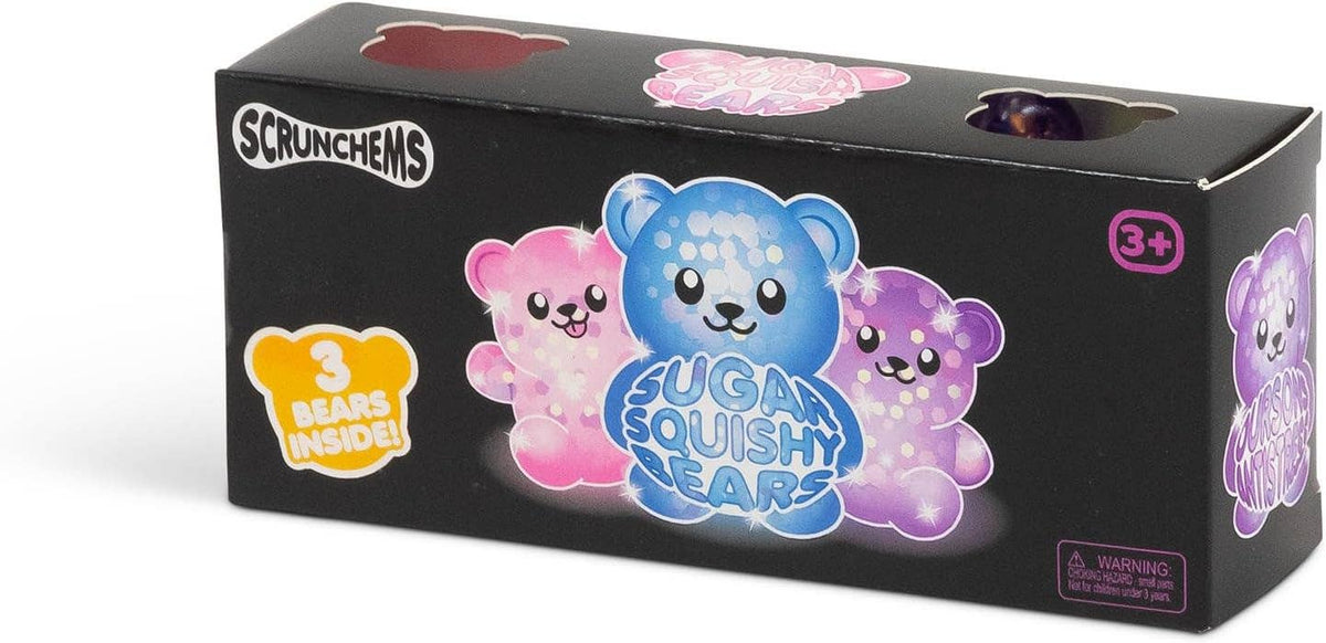 Scrunchems® Sugar Diddy Bears 3pc Squishy Set