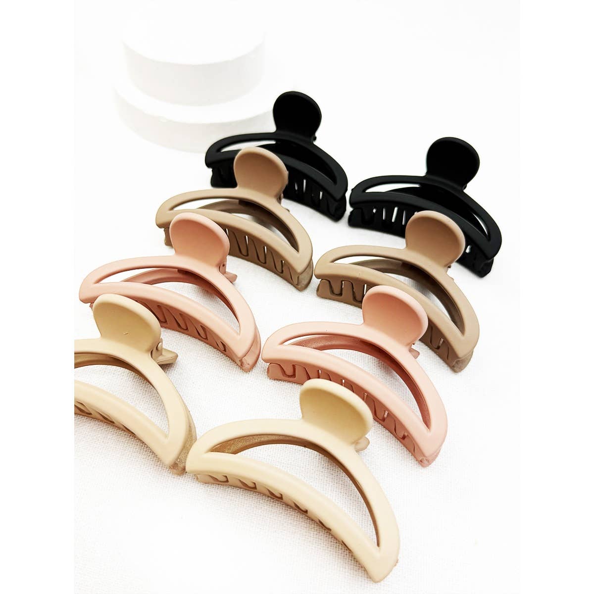 Medium Half Moon Hair Claw Set