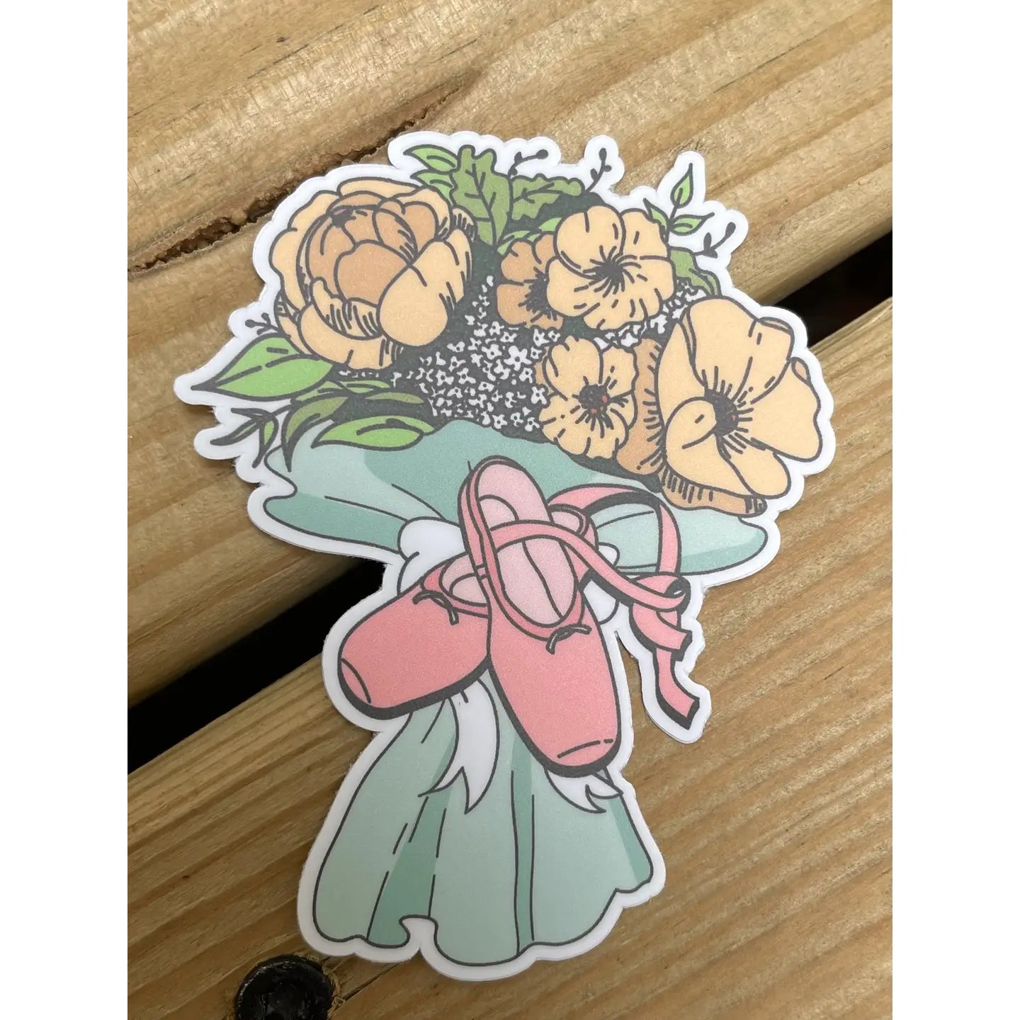 Stickers - Dancer's Bouquet Dance Vinyl Sticker
