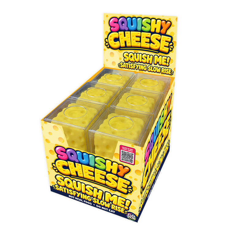 Fun Doh Slow-Rise Cheese Sensory Squishy Toy