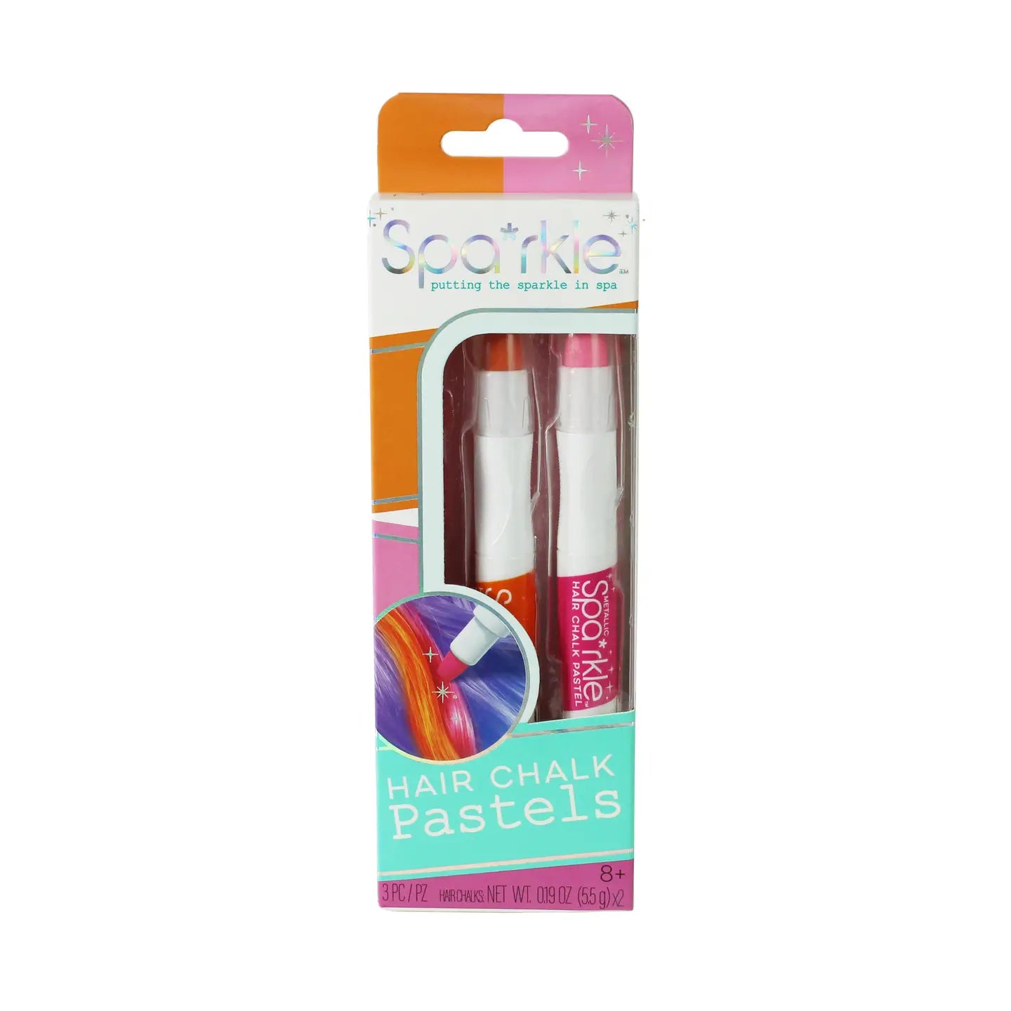 Spa*Rkle 2-Pack Hair Chalk Pastels