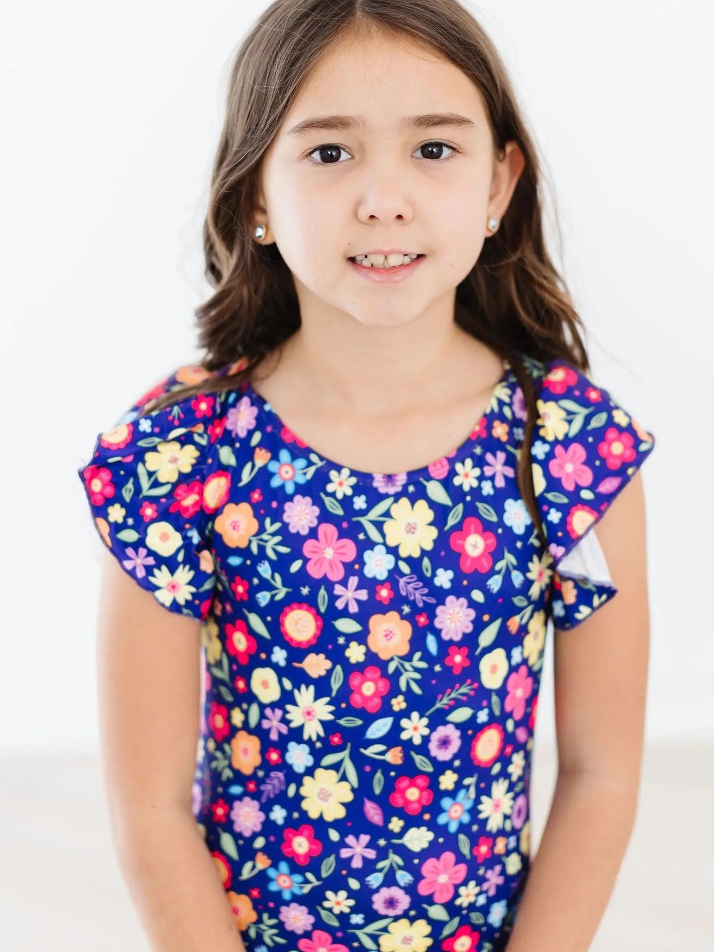 Pick A Posy S/S Flutter Sleeve Leotard