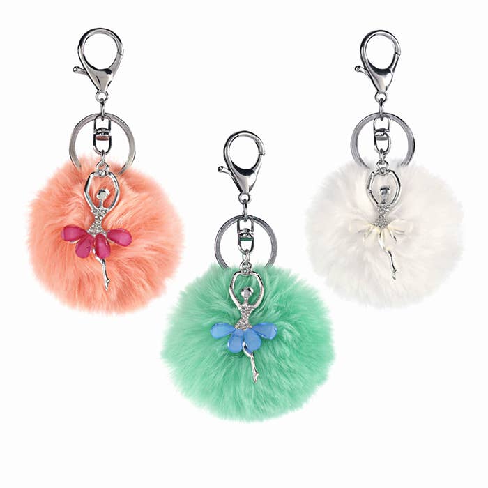 Ballerina Keychain Pouf