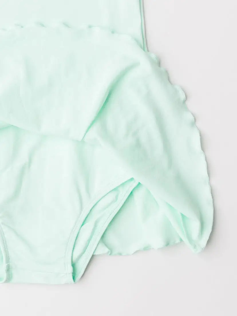 Pastel Green S/S Twirl Leotard
