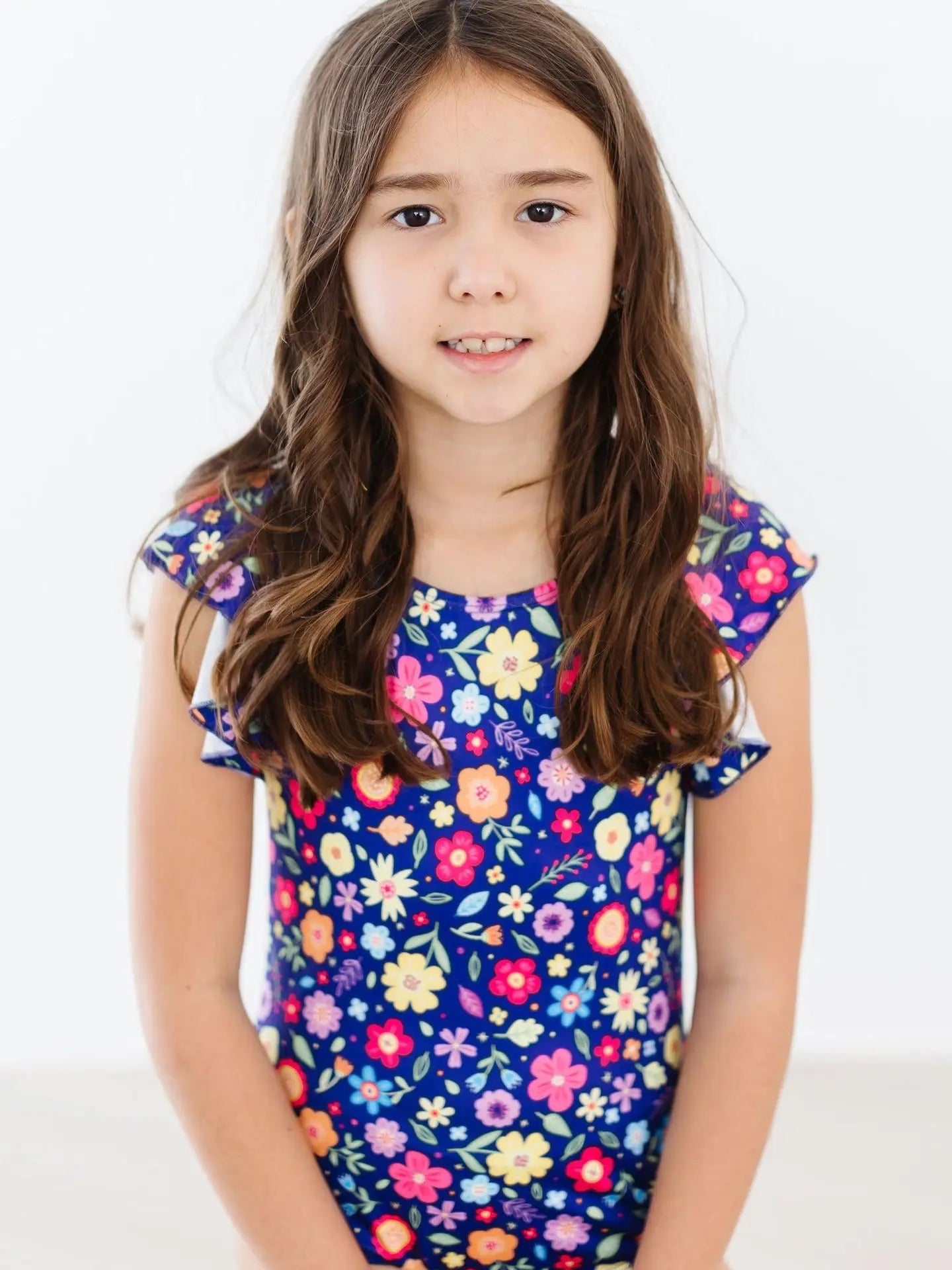 Pick A Posy S/S Flutter Sleeve Leotard