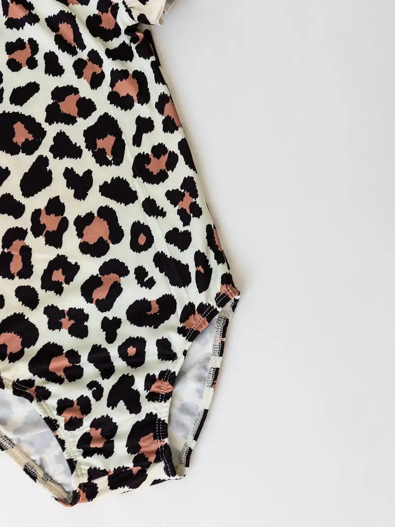 Wild One S/S Flutter Sleeve Leotard