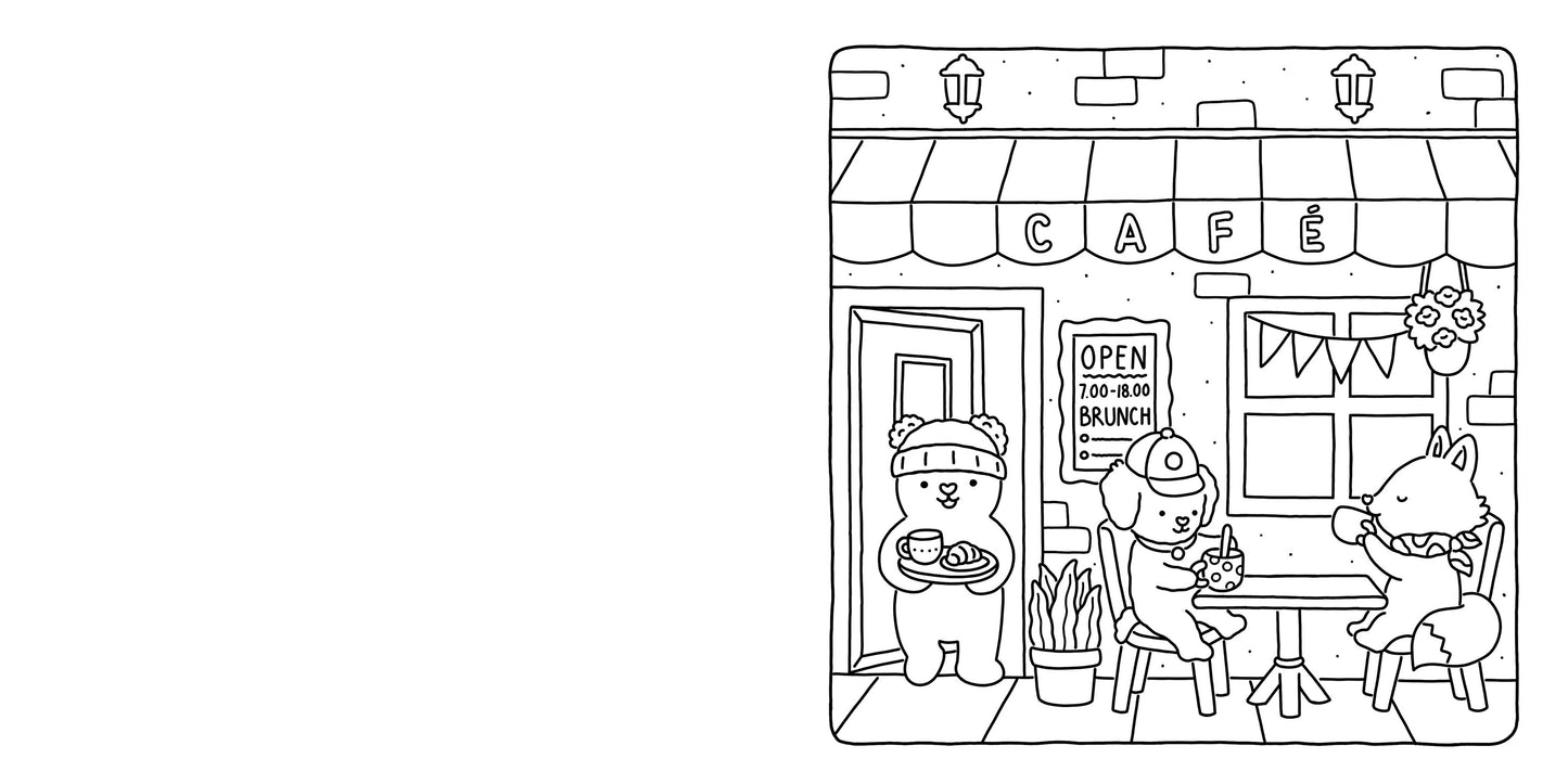 Fuzzy Hygge Coloring Book