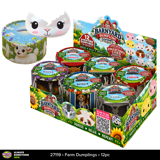 Fun Doh Farm Barnyard Squishy Dumpling Toy