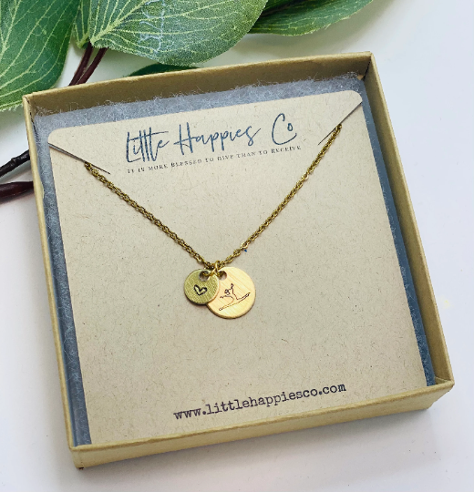 Dainty Necklace - Leaping Dancer