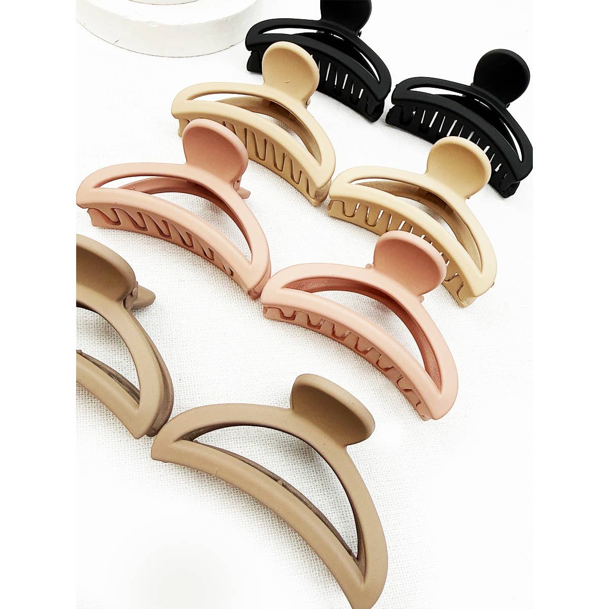 Medium Half Moon Hair Claw Set