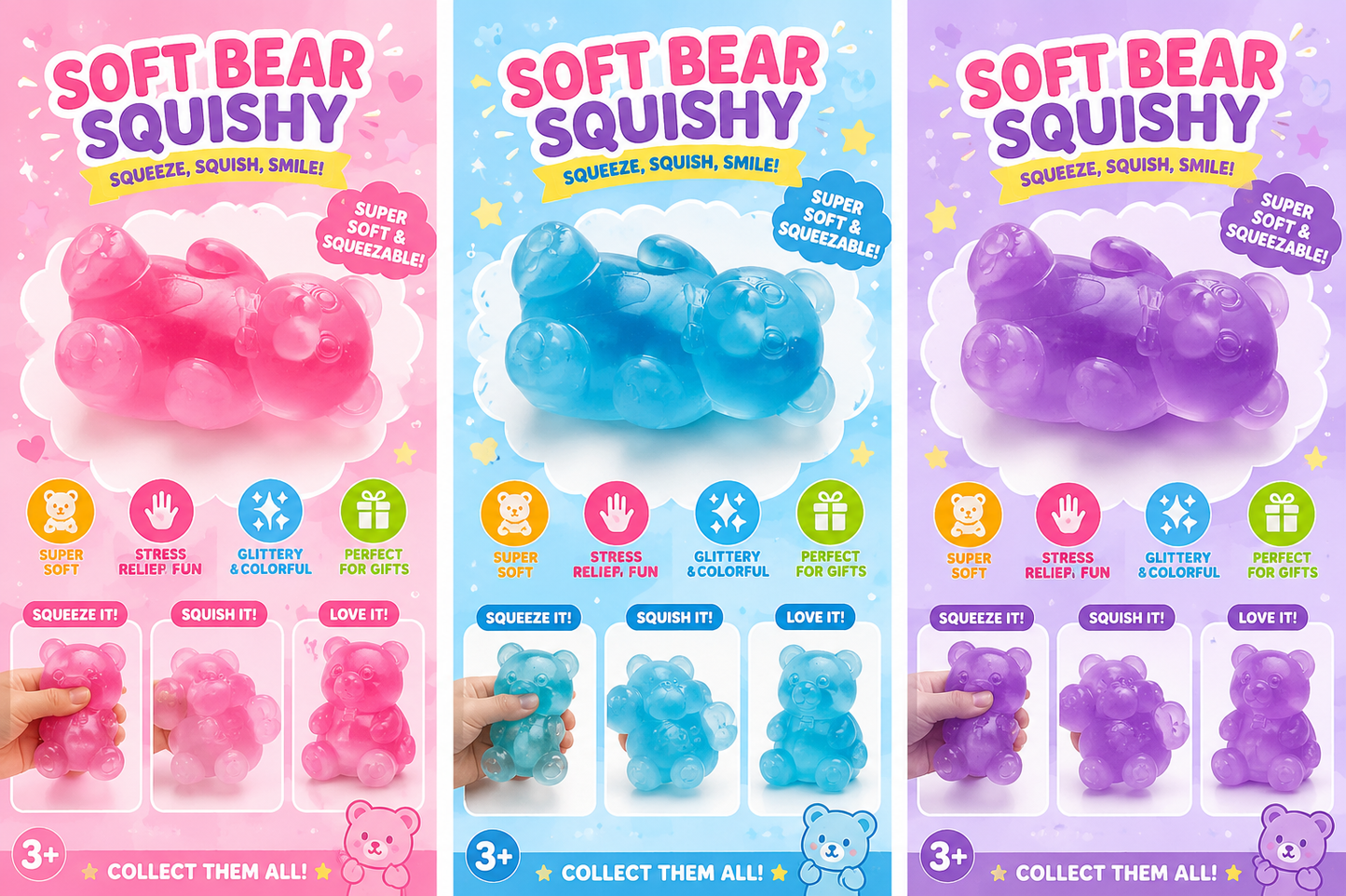 Soft Bear Squishy Toy