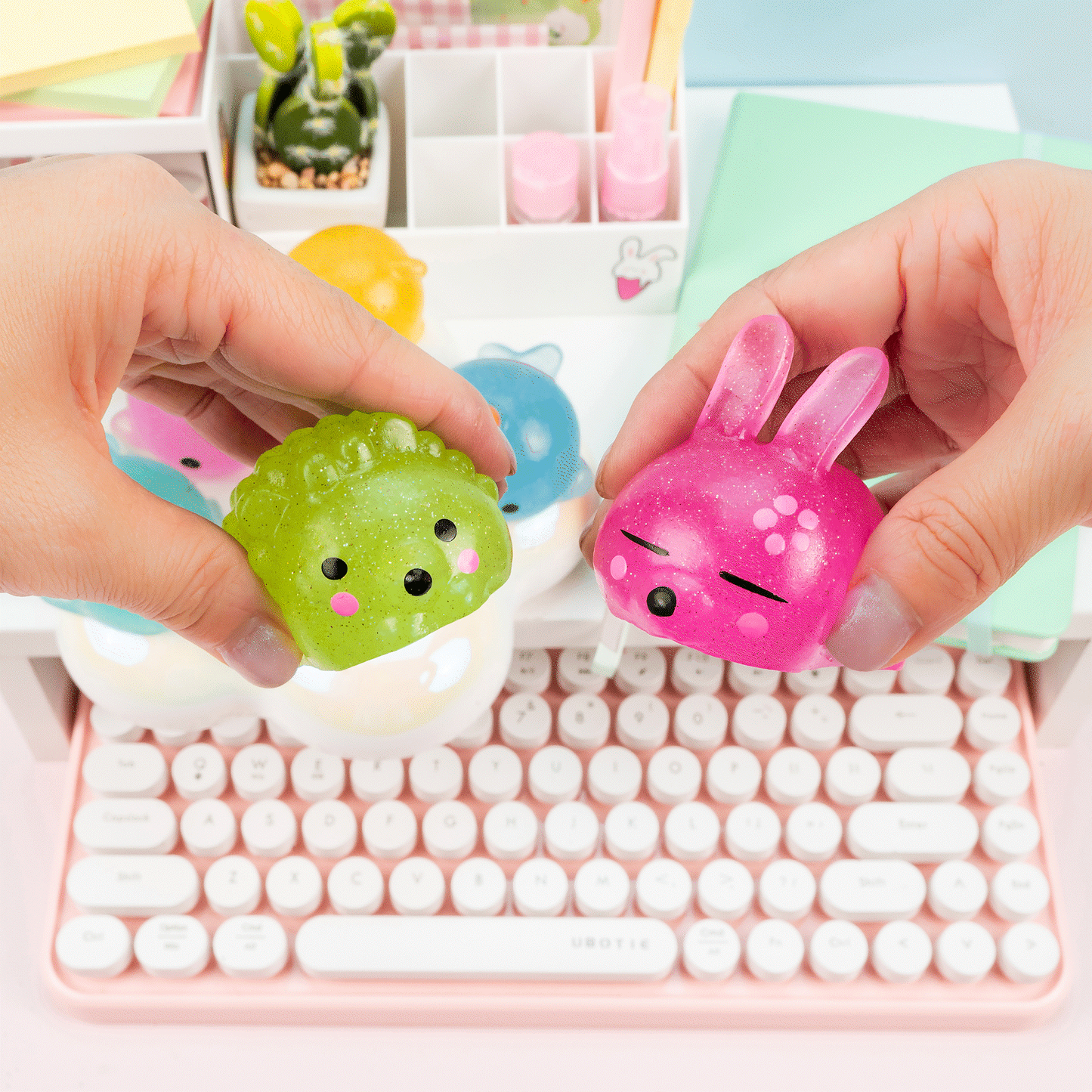 Jumbo Glitter Mochi Sensory Toy PDQ (24pcs/case)