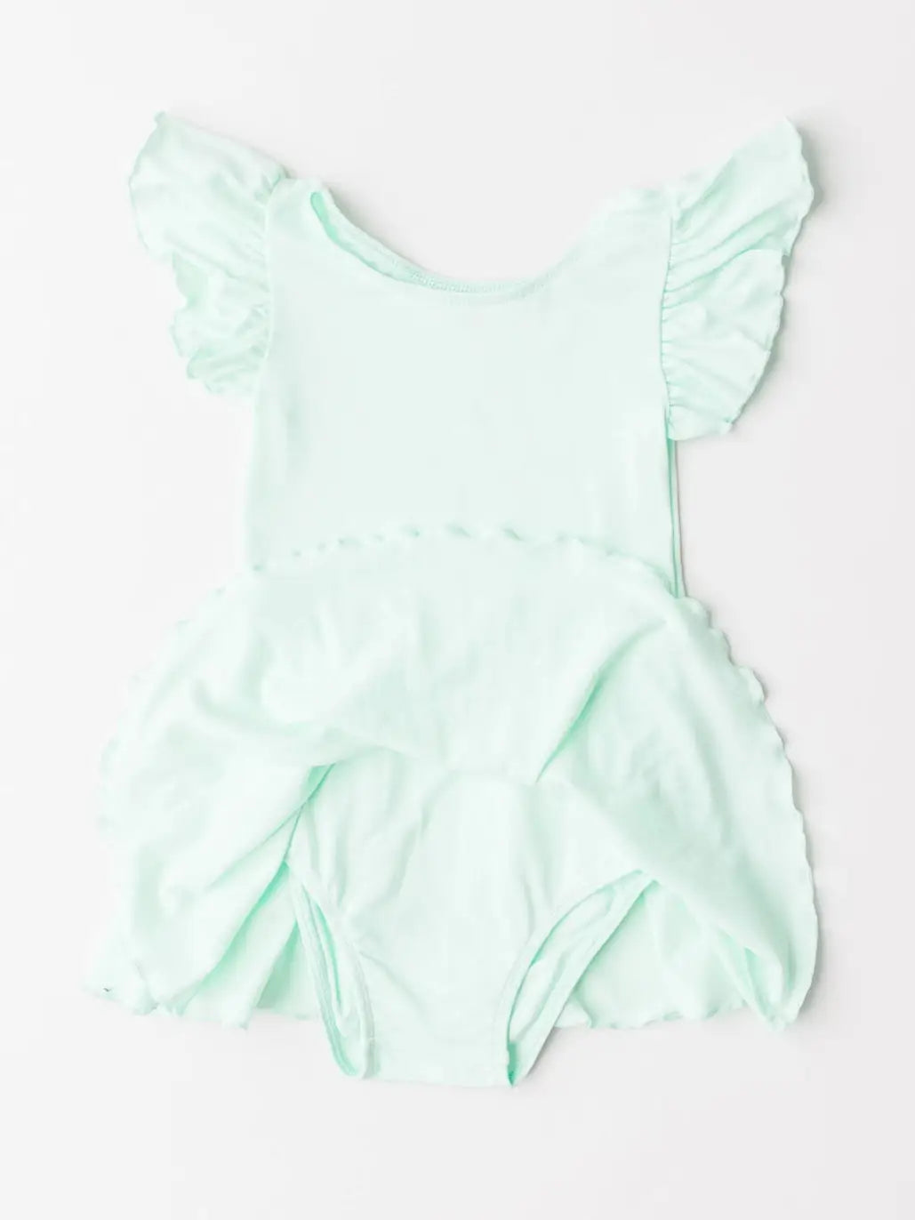 Pastel Green S/S Twirl Leotard