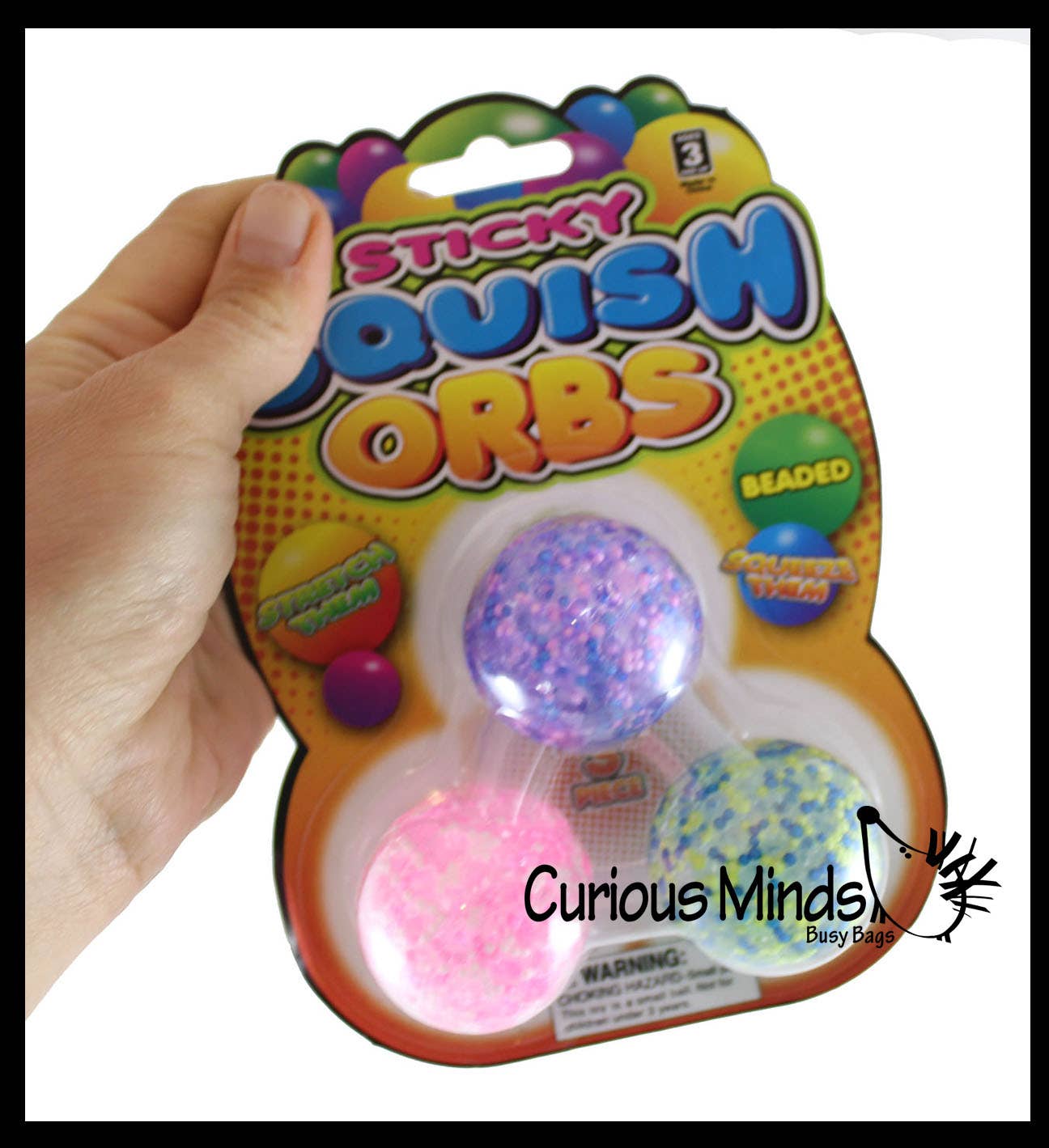 3 Stress Balls - Confetti