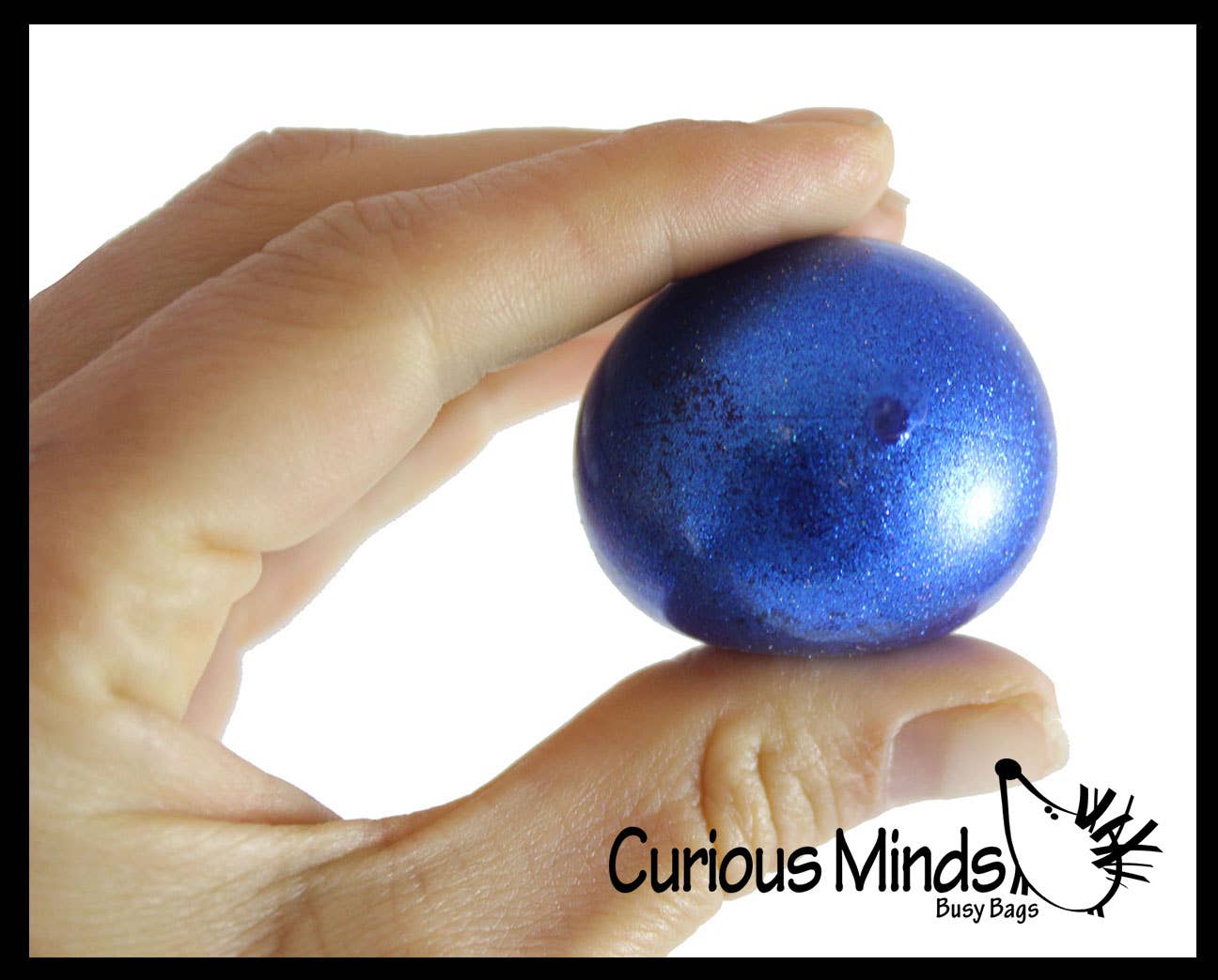 3 Stress Balls -Metallic Glitter