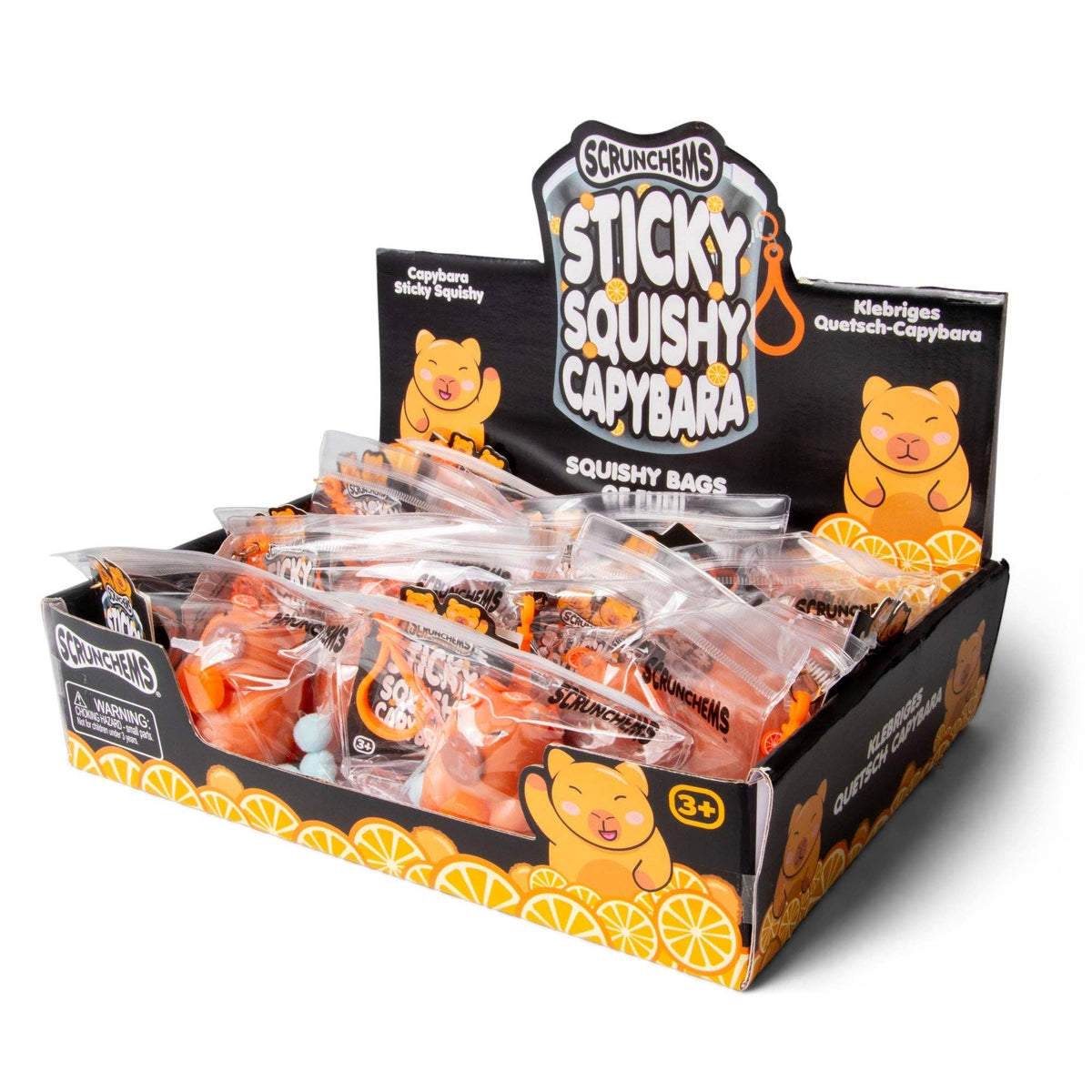 Scrunchems® Sticky Squishy Capybara Fidget Toy (1pc)