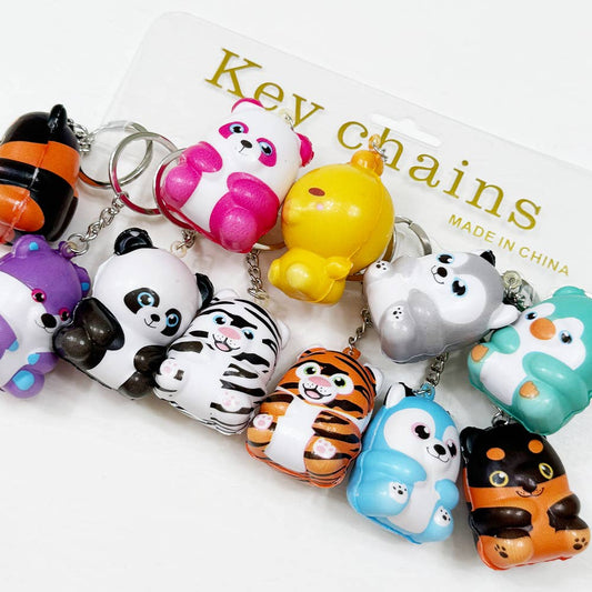 Squishy Animal Keychain