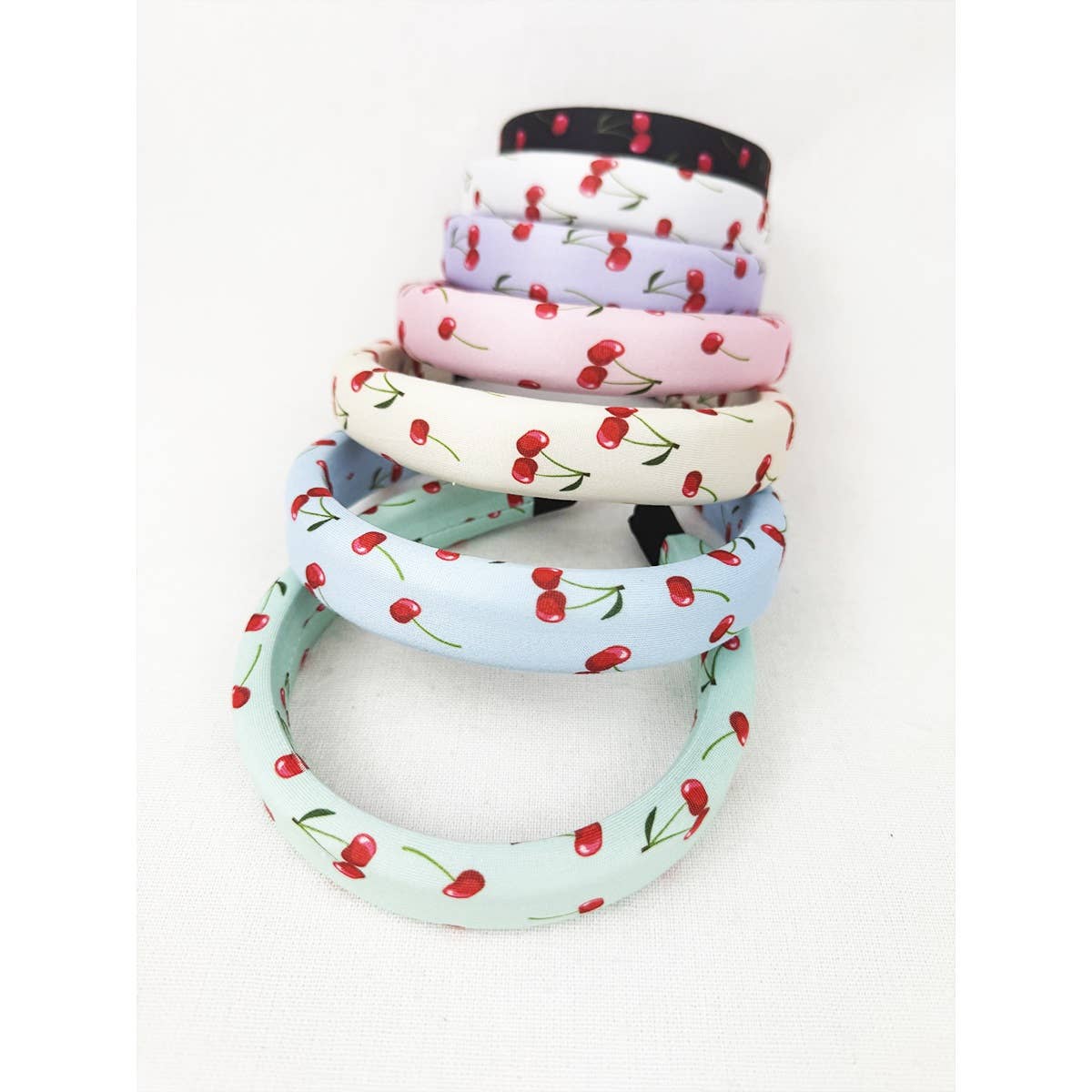 Cherry Print Padded Headband