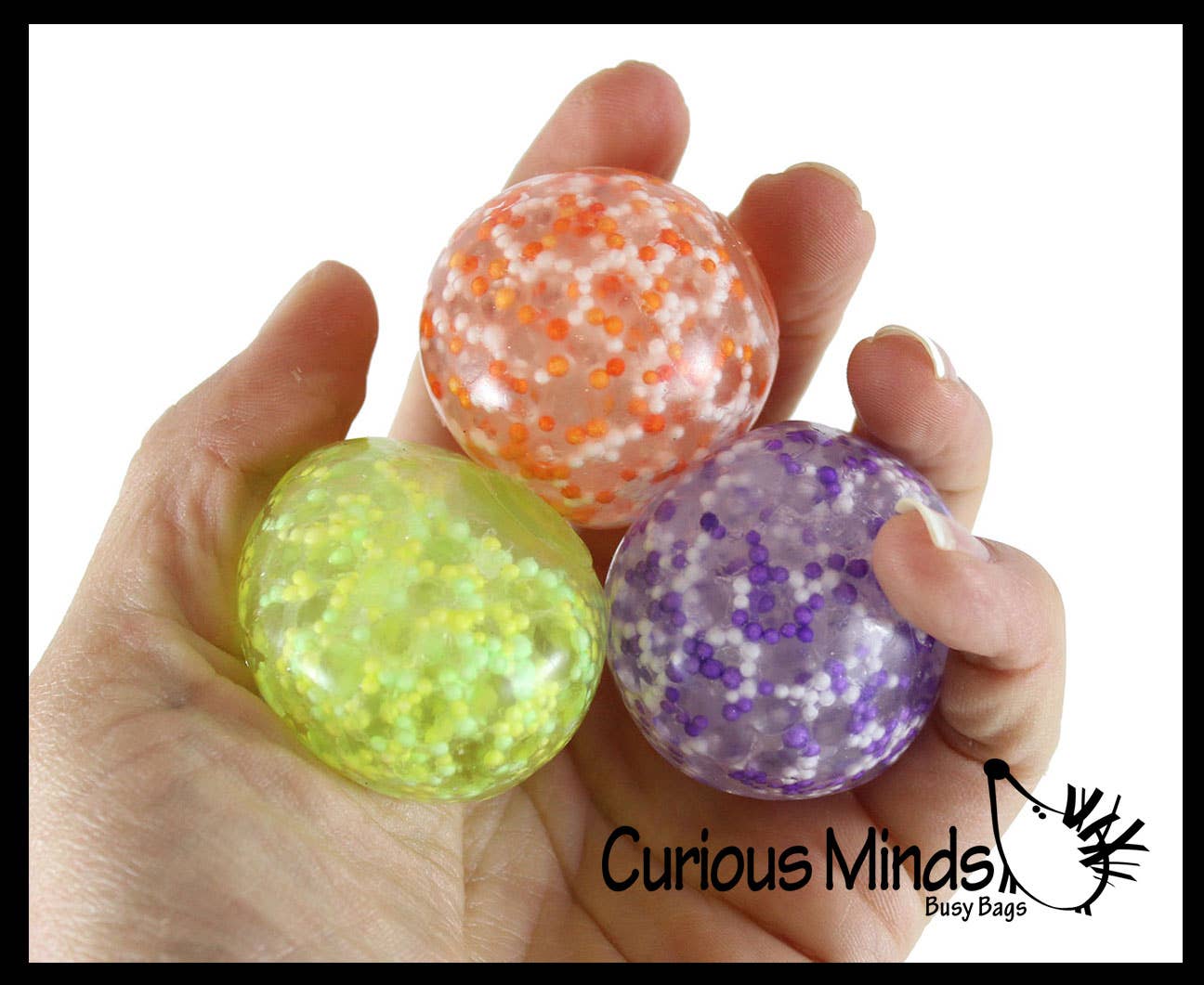 3 Stress Balls - Confetti