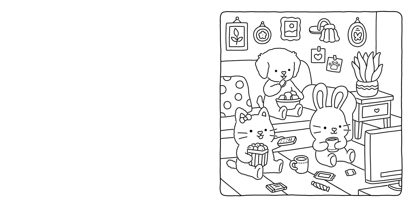 Fuzzy Hygge Coloring Book