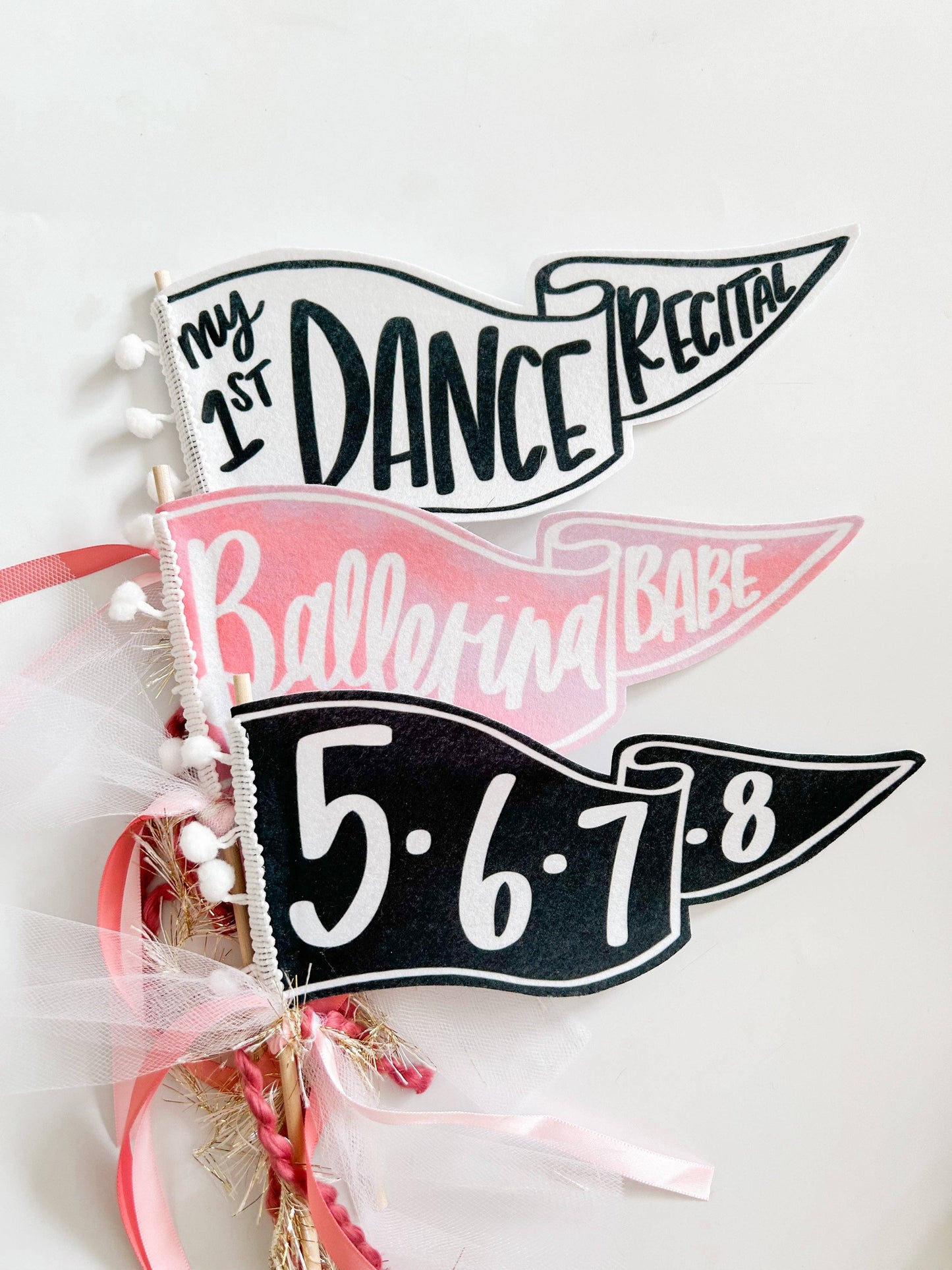Dance Recital Pennant Flag
