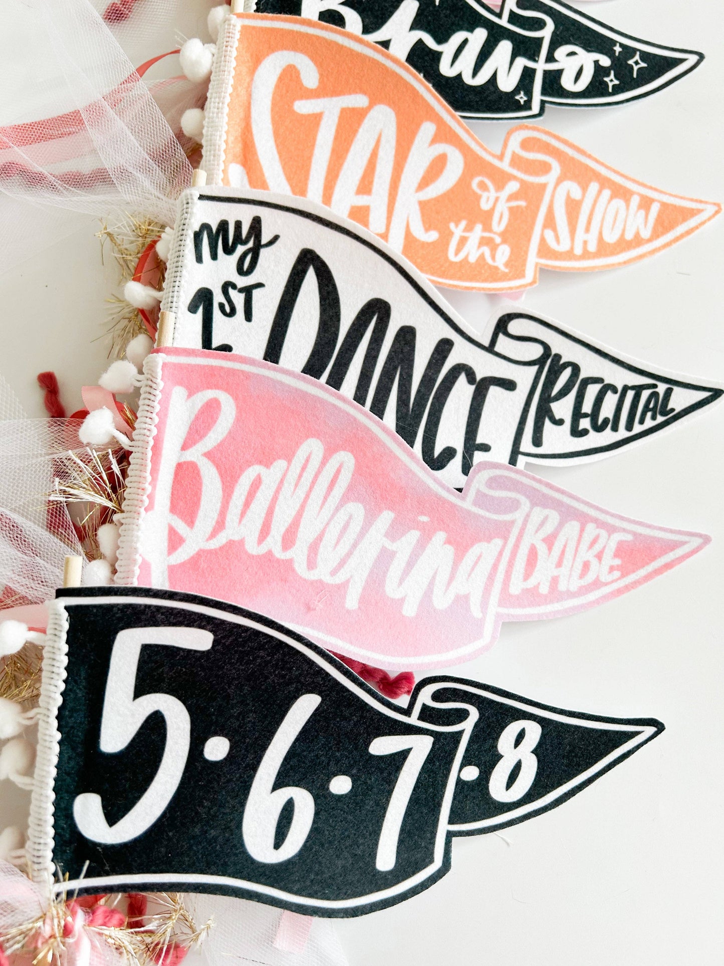 Dance Recital Pennant Flag