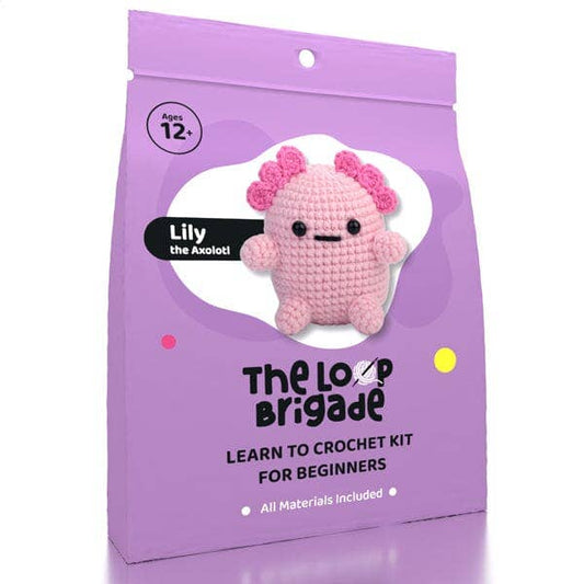 Activities - The LOOP Brigade: DIY Mini Crochet Kit - Lily the Axolotl