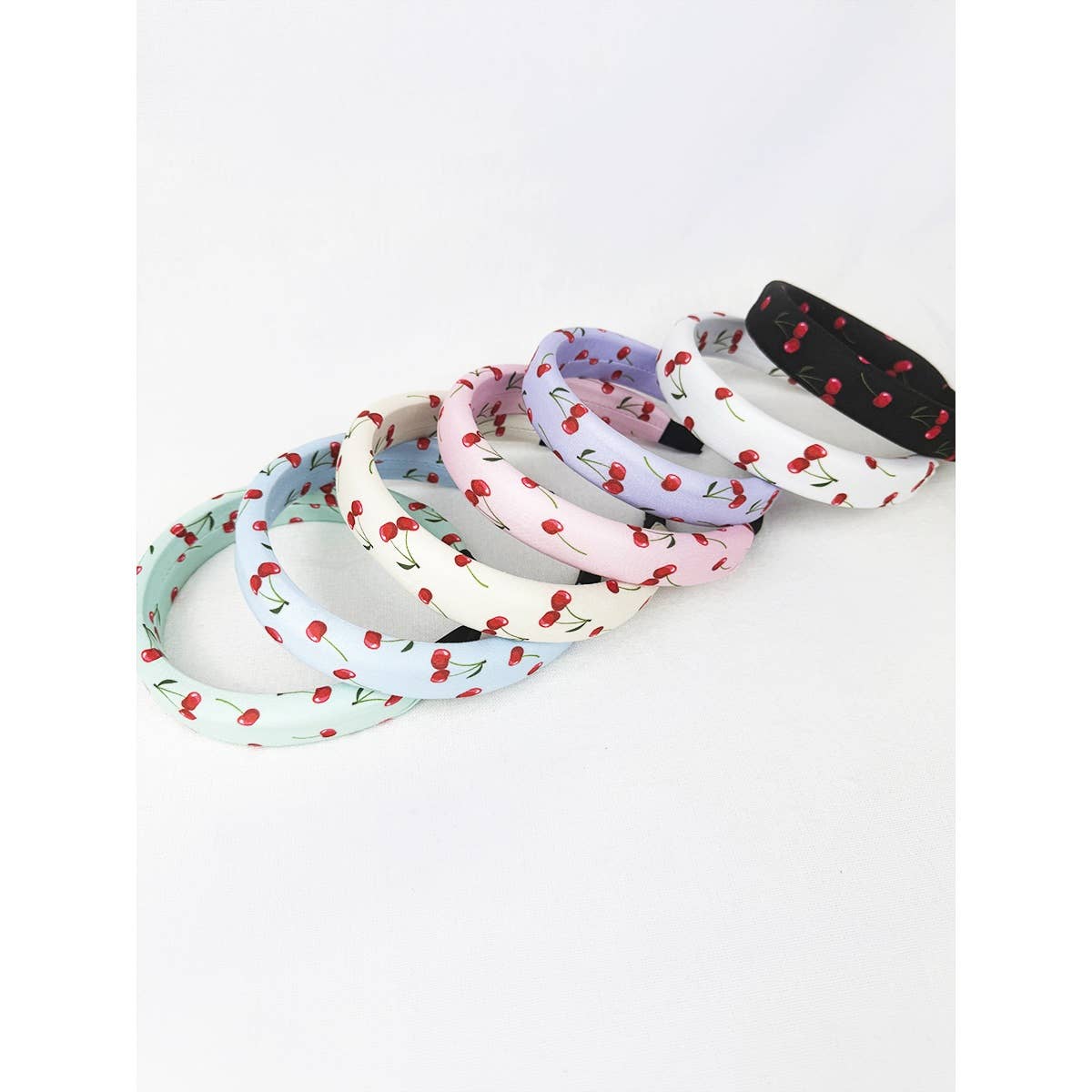Cherry Print Padded Headband