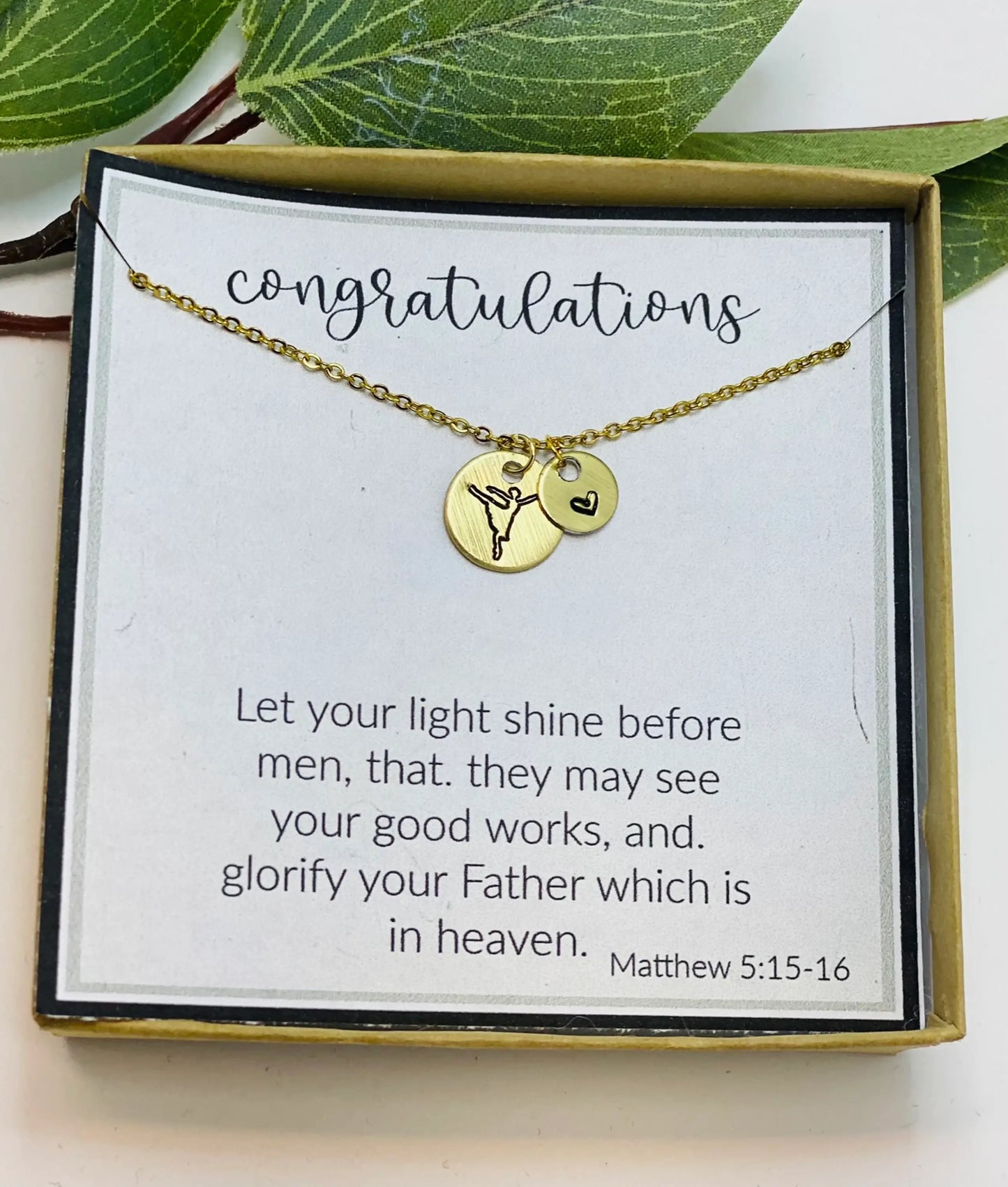 Dainty Necklace - Congratulations