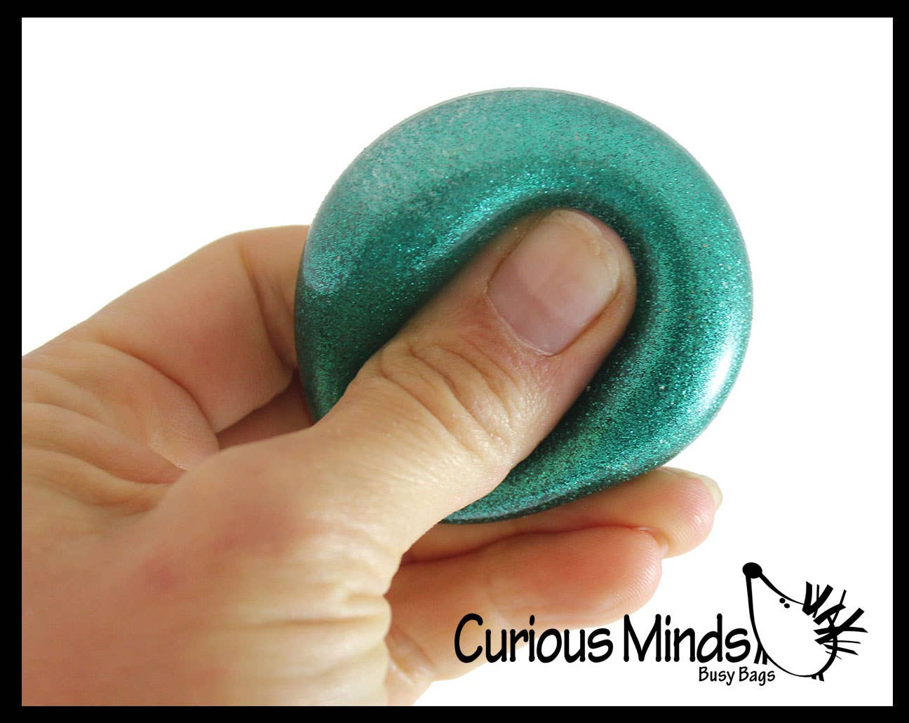 3 Stress Balls -Metallic Glitter