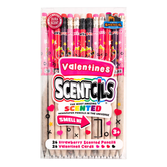 Activities - Valentine’s Strawberry-Scented Pencils & Cards