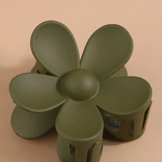 Floral Hair Claw Clip - 2.75"