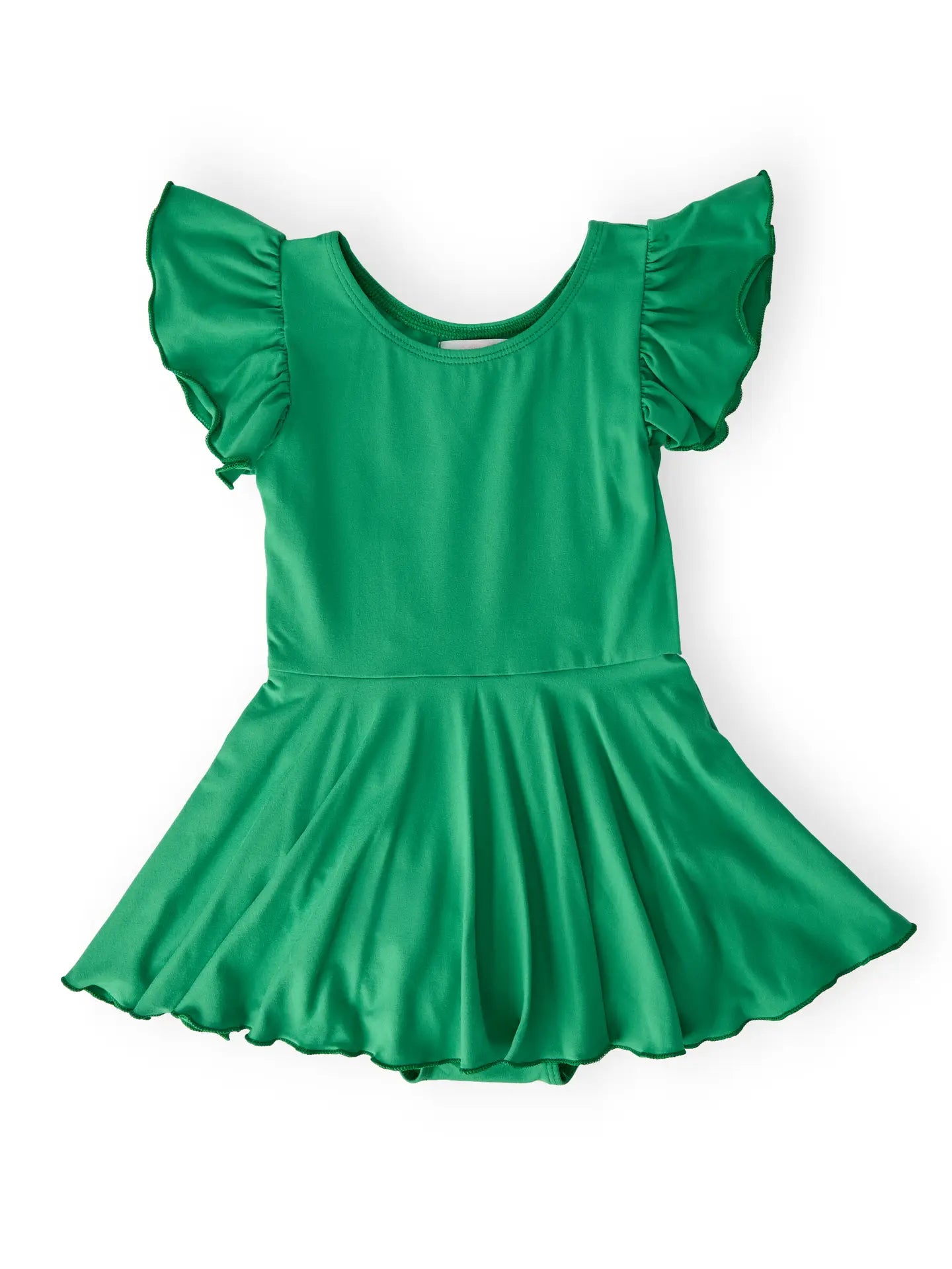 Kelly Green S/S Twirl Leotard