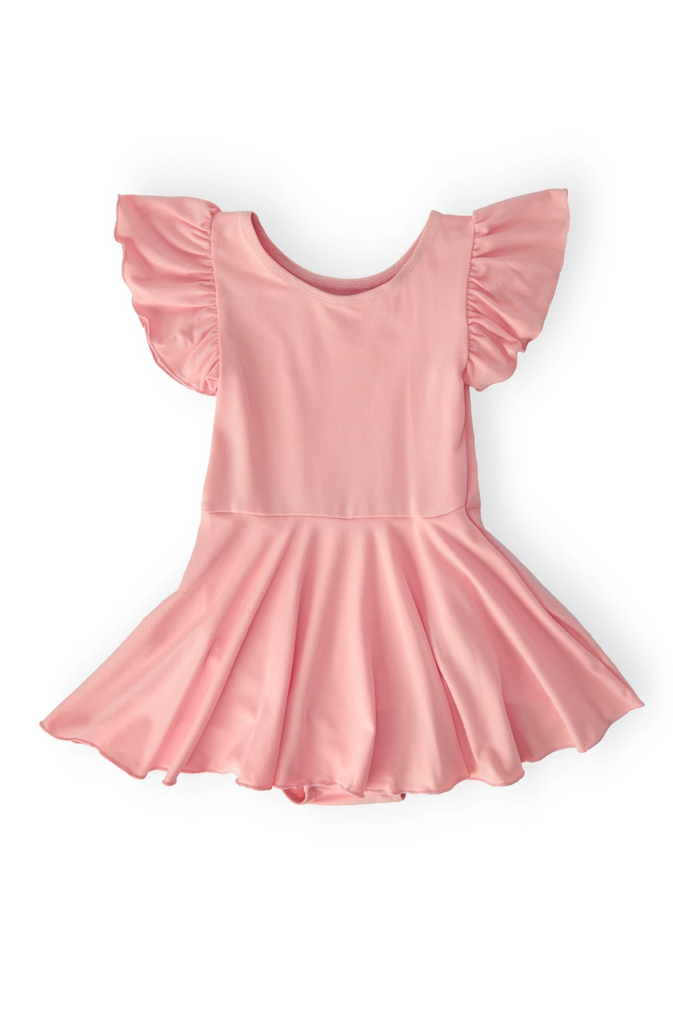 Peach S/S Twirl Leotard