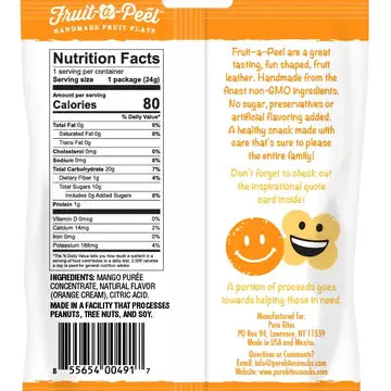 Snacks - Fruit-A-Peel Tangy Orange Cream