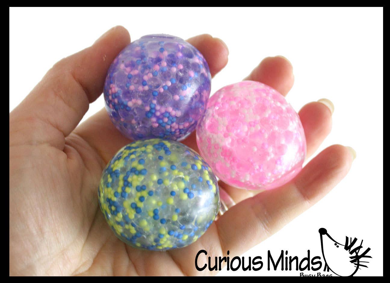 3 Stress Balls - Confetti