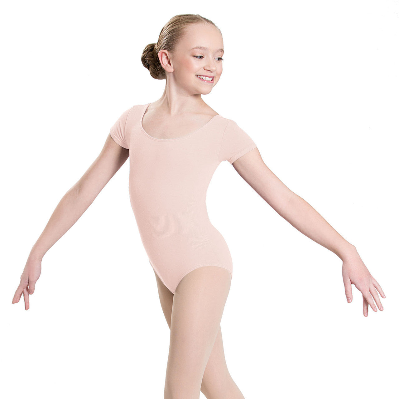 Revolution Short Sleeve Scoop Front Leotard